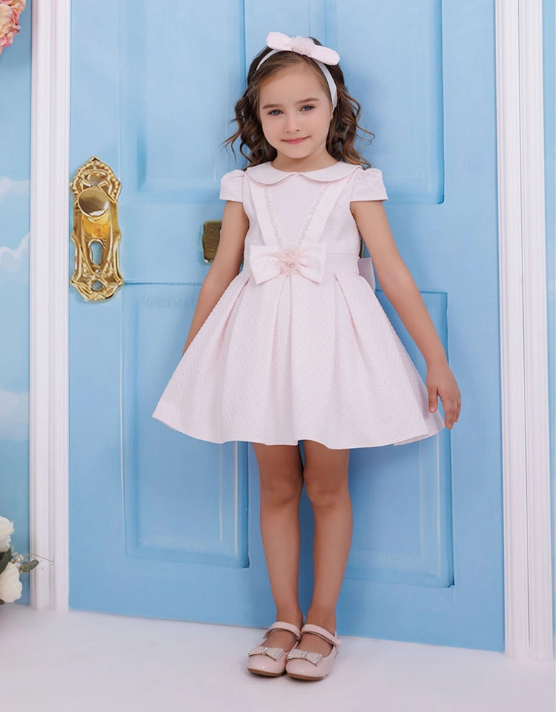 Baby Girls Dress with Headband in Pink