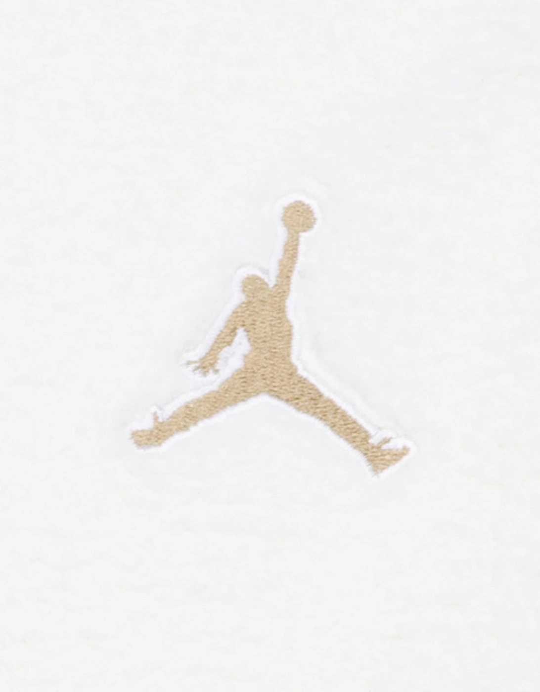 Jordan Girls Jumpman Sherpa Jacket in Ivory