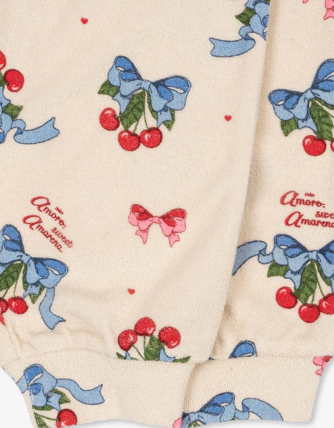 Girls Cherry Itty Joggers in Ivory
