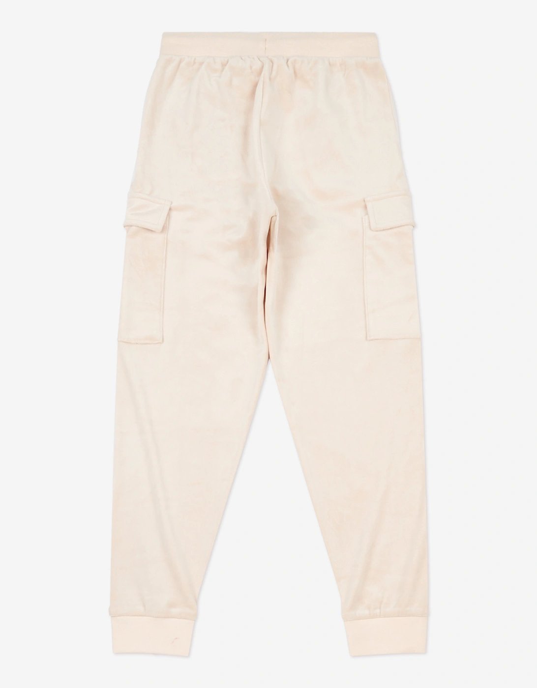 Girls Cargo Cuffed Joggers in Beige