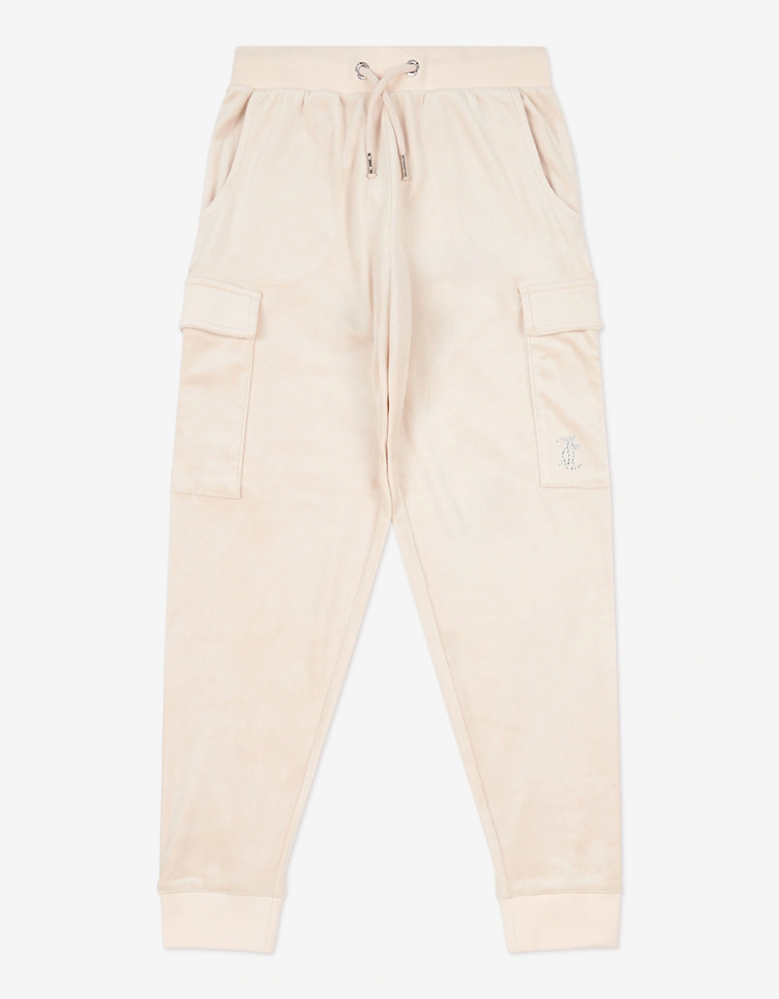 Girls Cargo Cuffed Joggers in Beige, 5 of 4