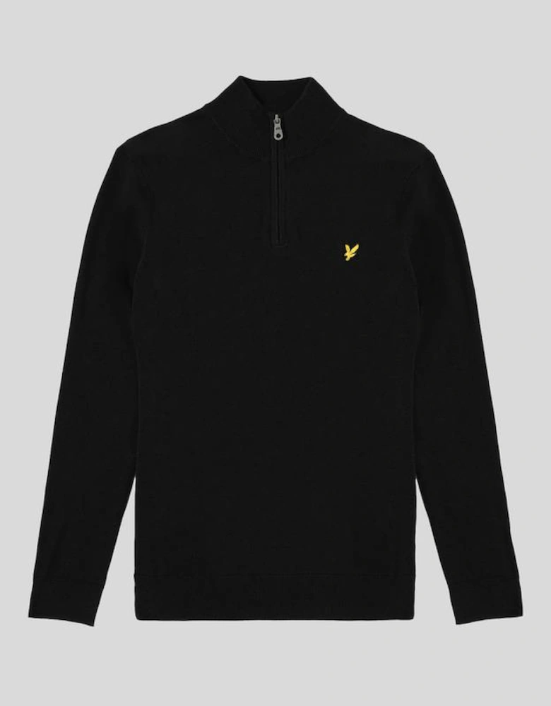 Cotton 1/4 Zip Jumper