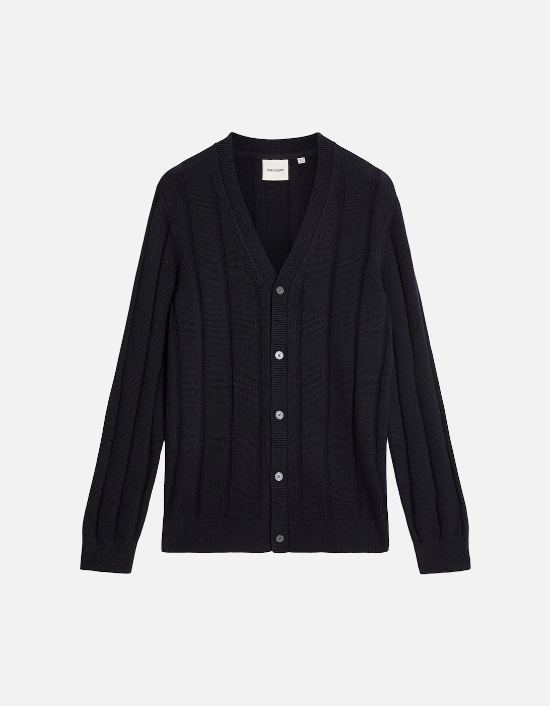 Wool Blend Ribbed Cardigan, 2 of 1