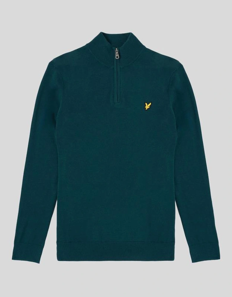 Cotton 1/4 Zip Jumper