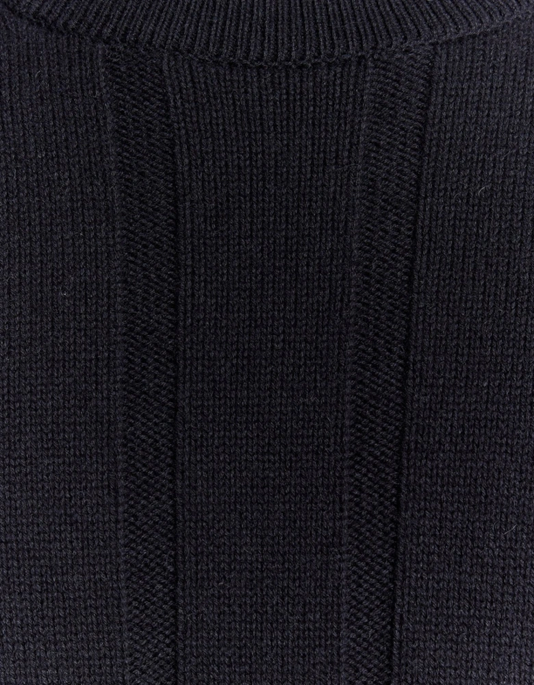 Wool Blend Ribbed Jumper