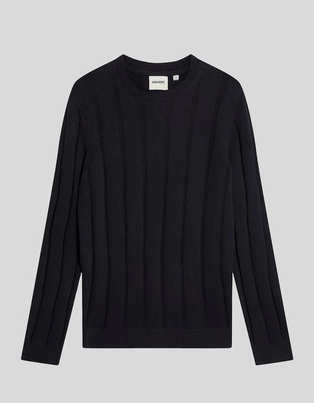Wool Blend Ribbed Jumper