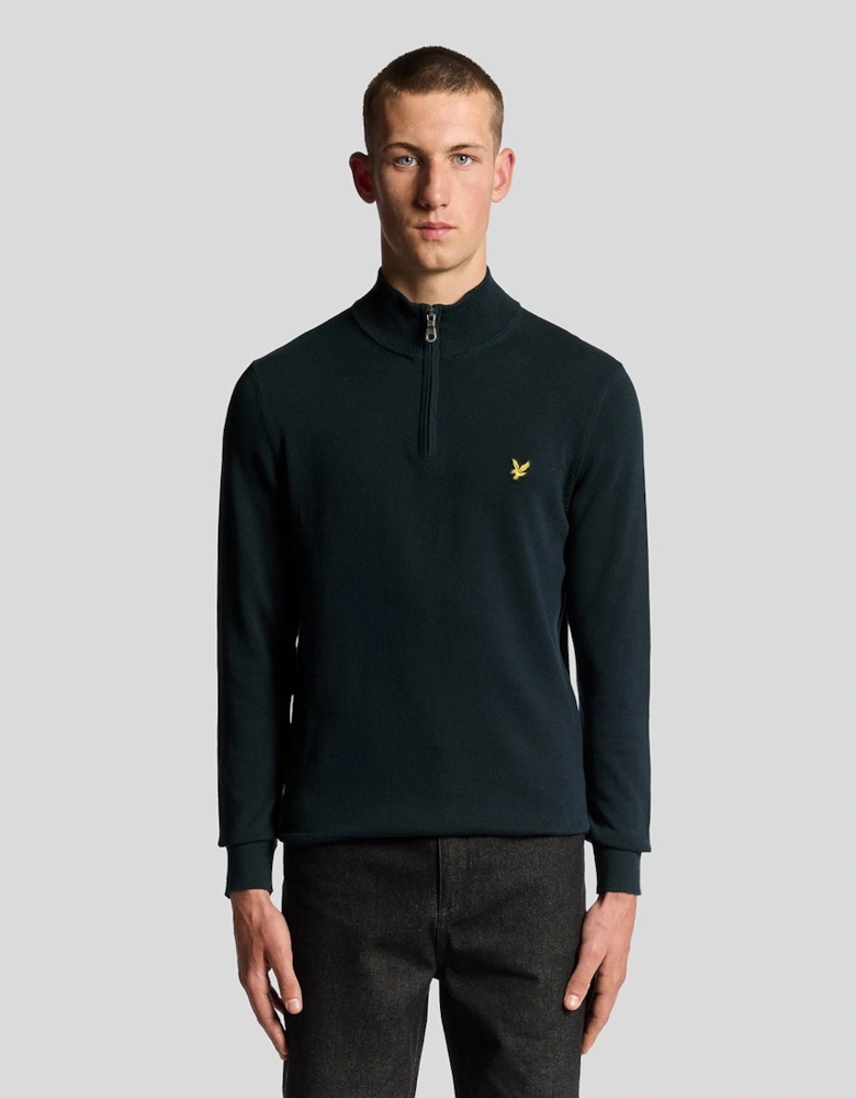 Cotton 1/4 Zip Jumper