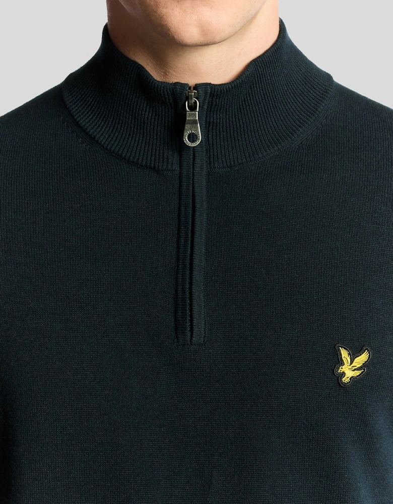 Cotton 1/4 Zip Jumper