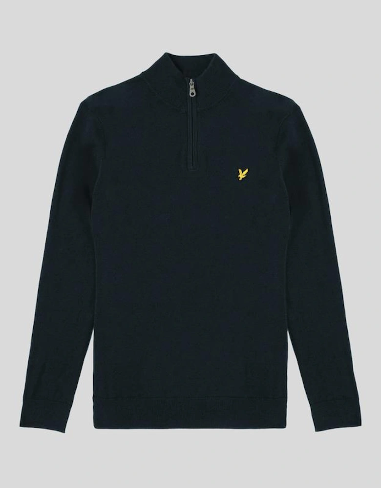 Cotton 1/4 Zip Jumper