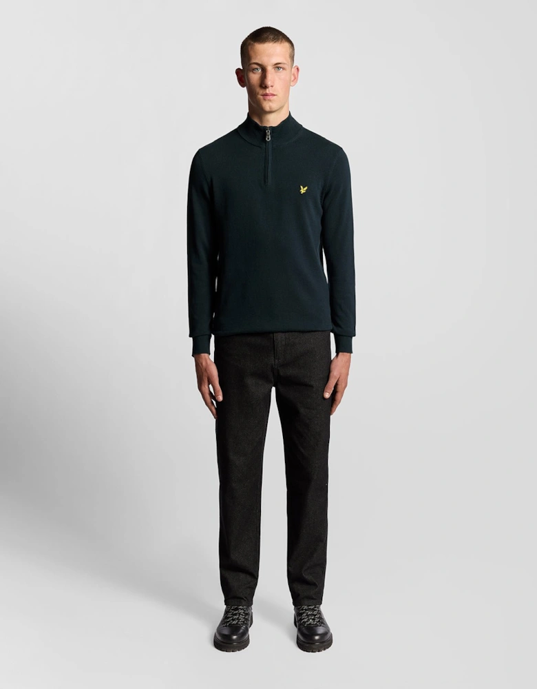 Cotton 1/4 Zip Jumper