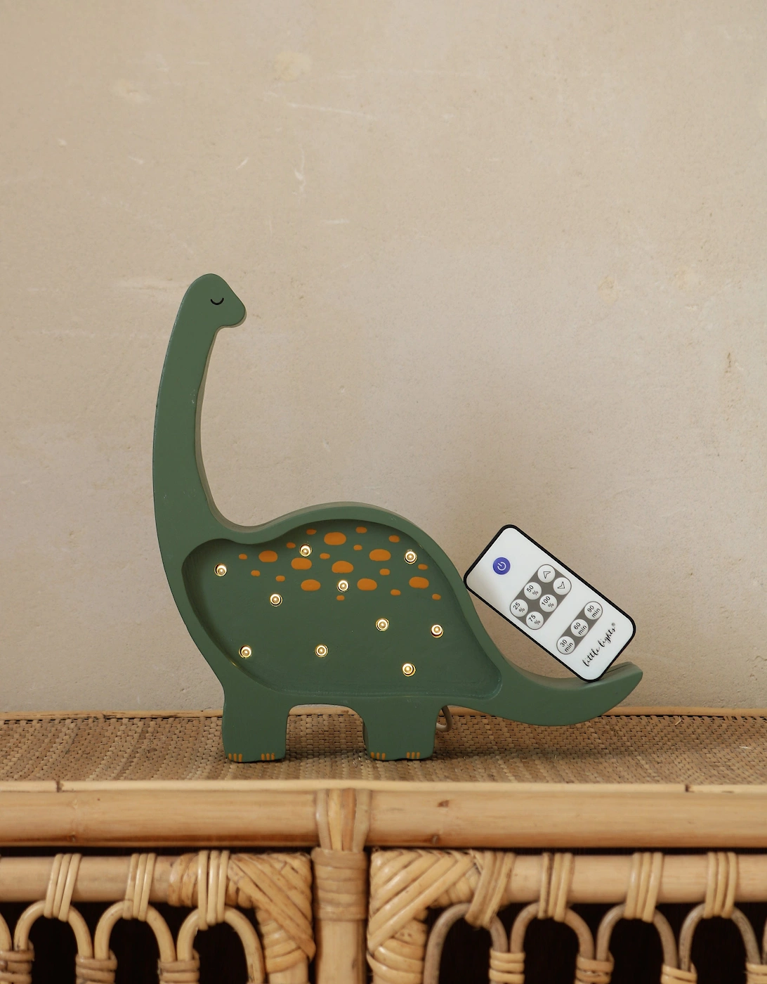 Dino Mini Lamp in Green (22x24x5.5 cm)