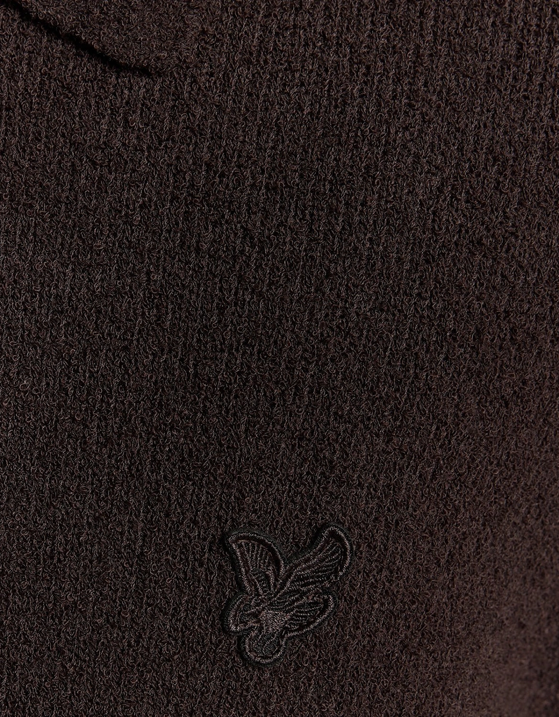 Textured Knit Collared Cardigan