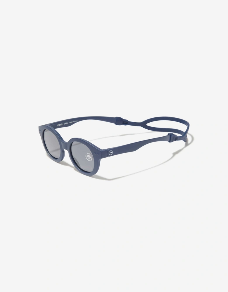 Kids Retro Mini Sunglasses in Navy