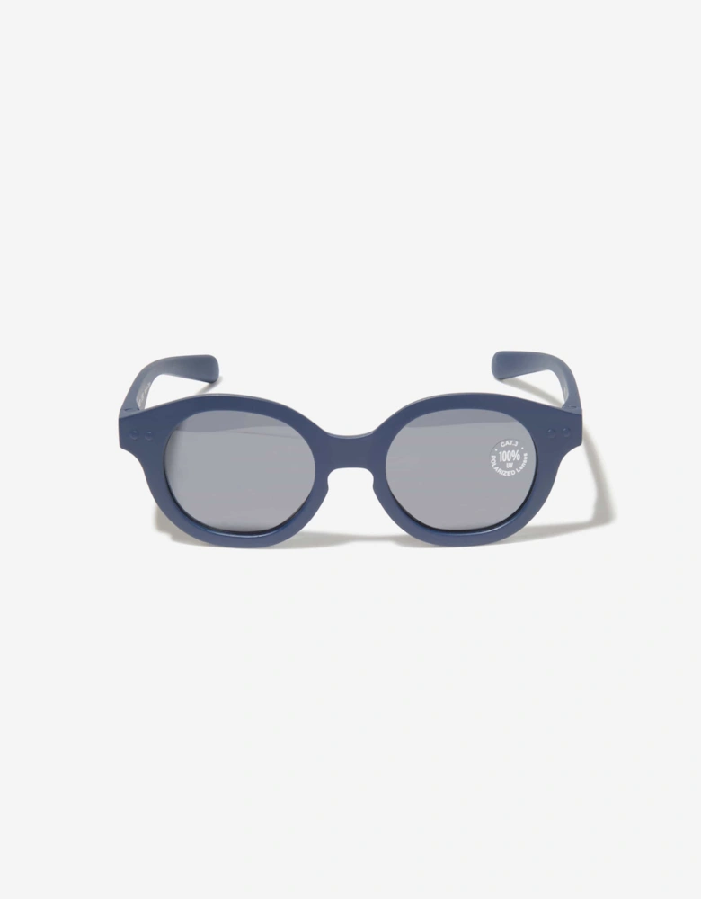 Kids Retro Mini Sunglasses in Navy