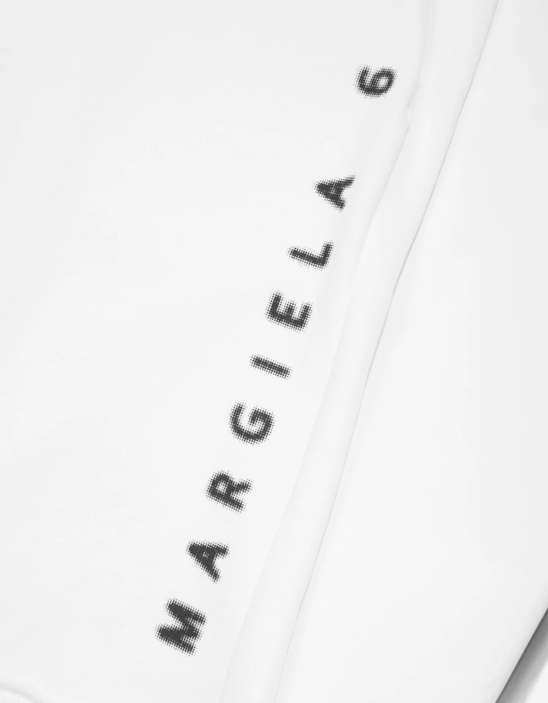 MM6 Kids Logo Shorts in White