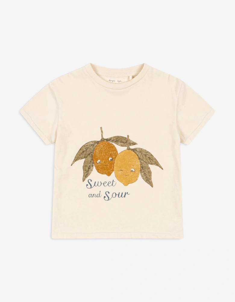 Boys Sweet and Sour Famo T-Shirt in Ivory
