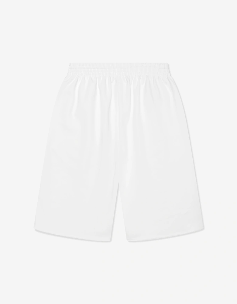 MM6 Kids Logo Shorts in White