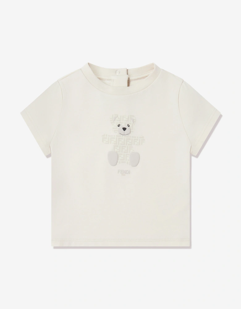 Baby Teddy Bear T-Shirt in Beige