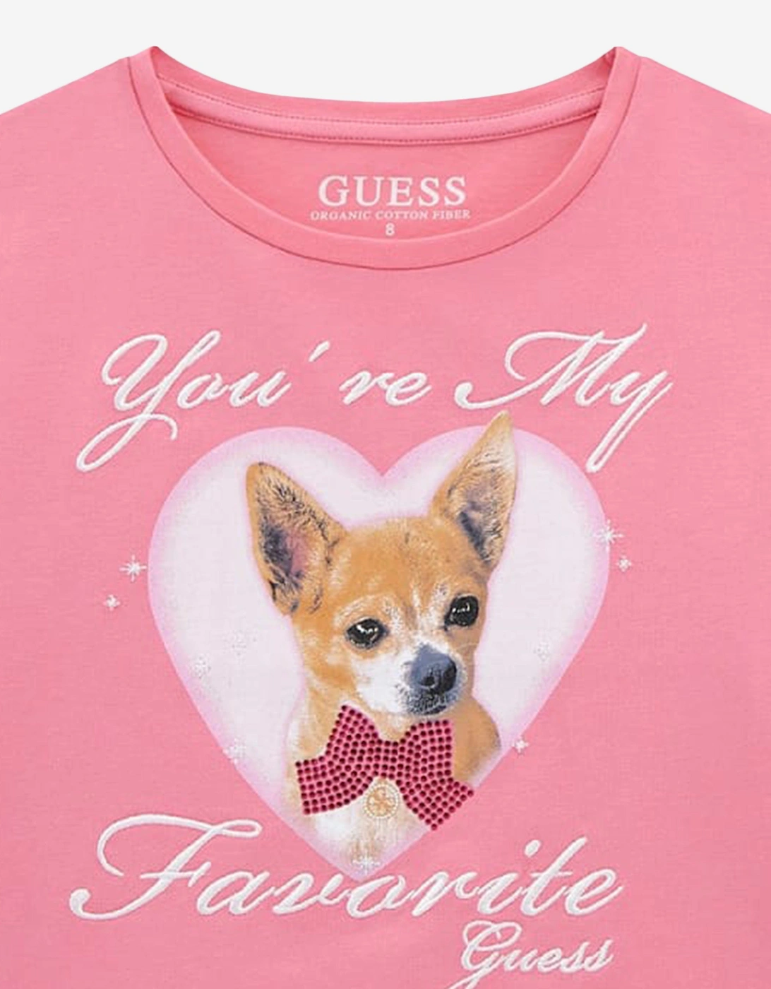 Girls Cropped T-Shirt in Pink