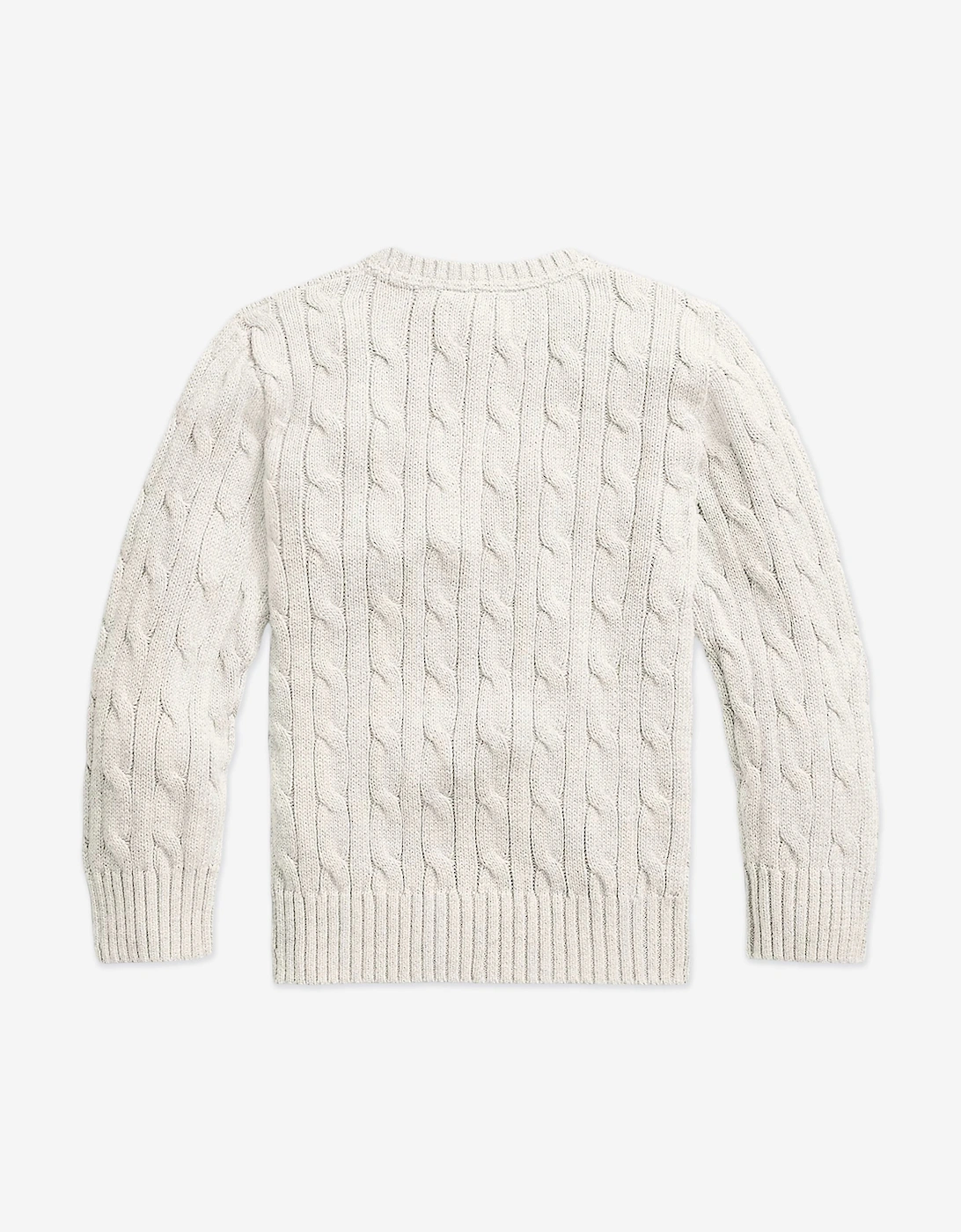 Boys Cable Knit Jumper in White
