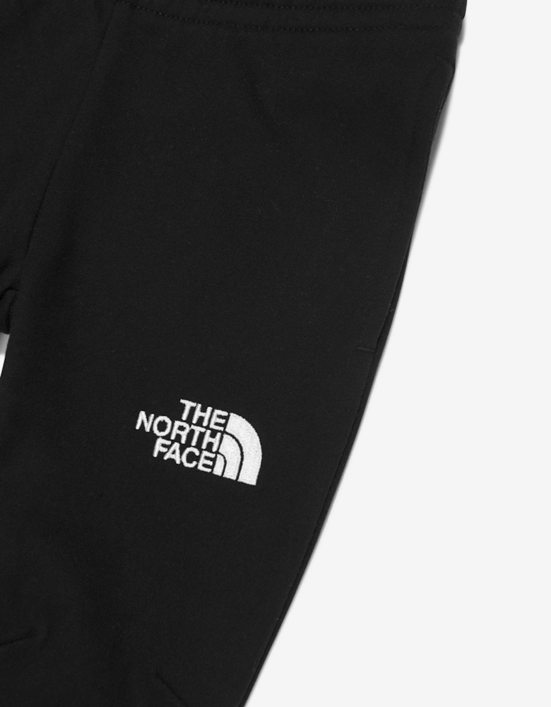 Kids Slim Fit Joggers in Black