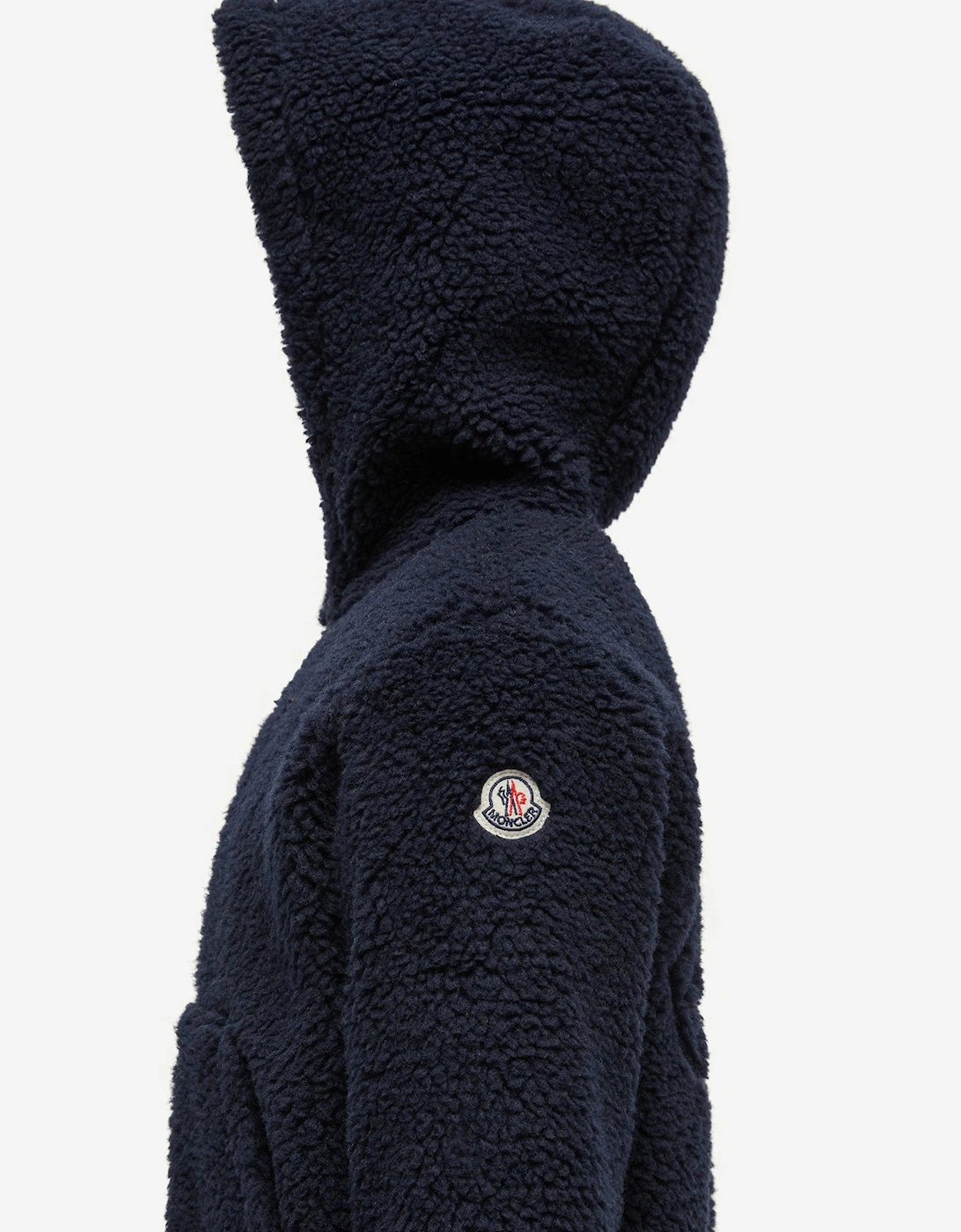 Kids Zip Up Cardigan in Navy