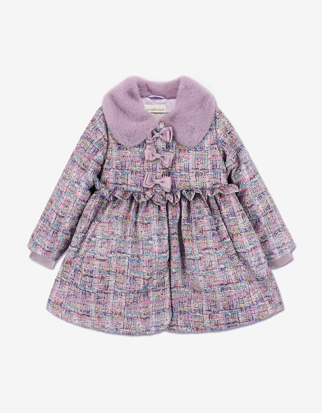 Angels Face Girls Harmony Coat in Purple, 5 of 4