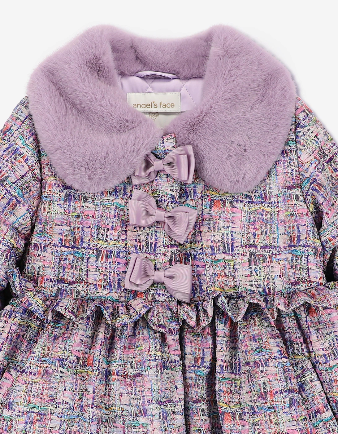 Angels Face Girls Harmony Coat in Purple