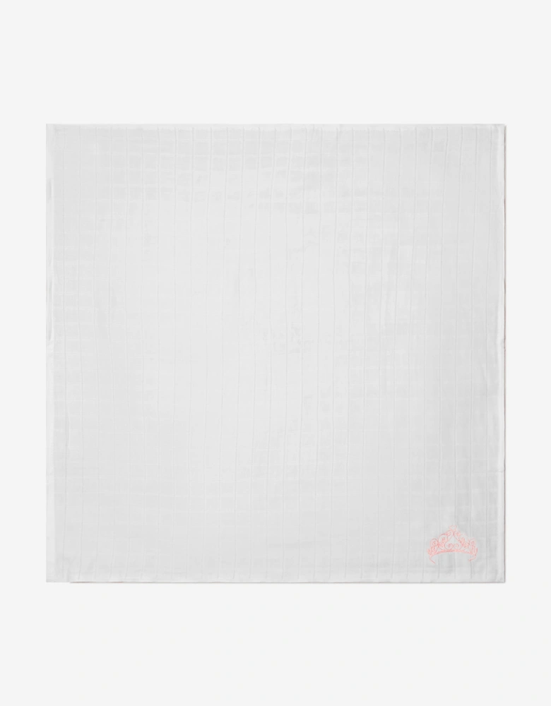 Girls Organic Cotton Muslin And Cotton Crown Towel Set