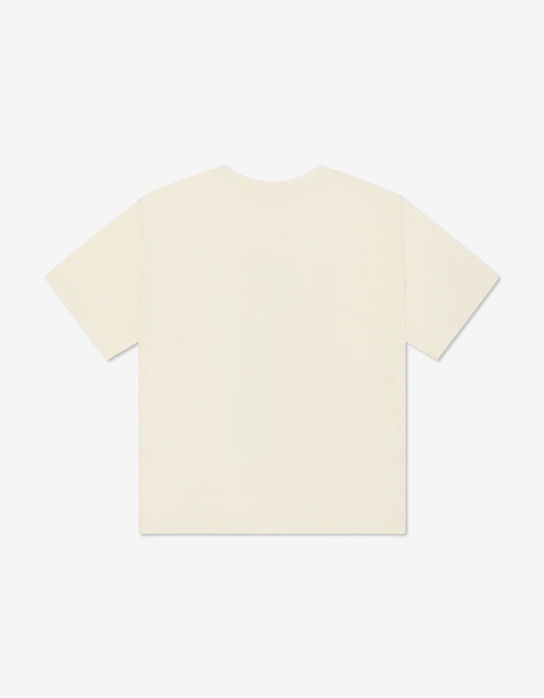 Kids Teddy Bear Logo T-Shirt in Ivory
