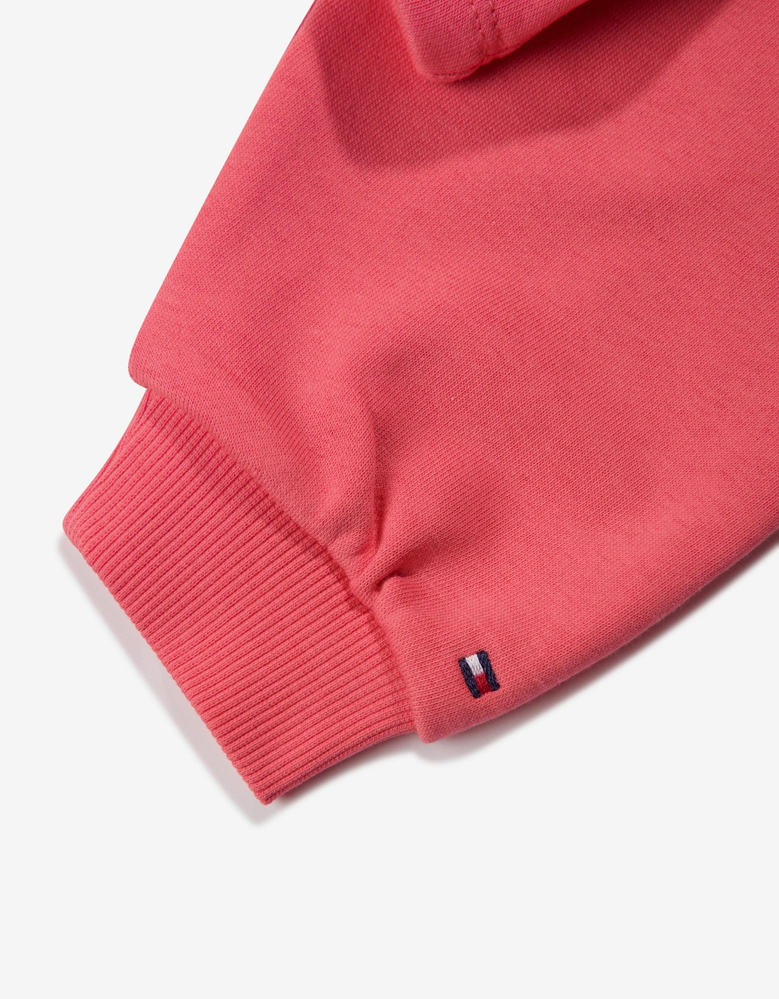 Girls Monotype Hoodie in Peach