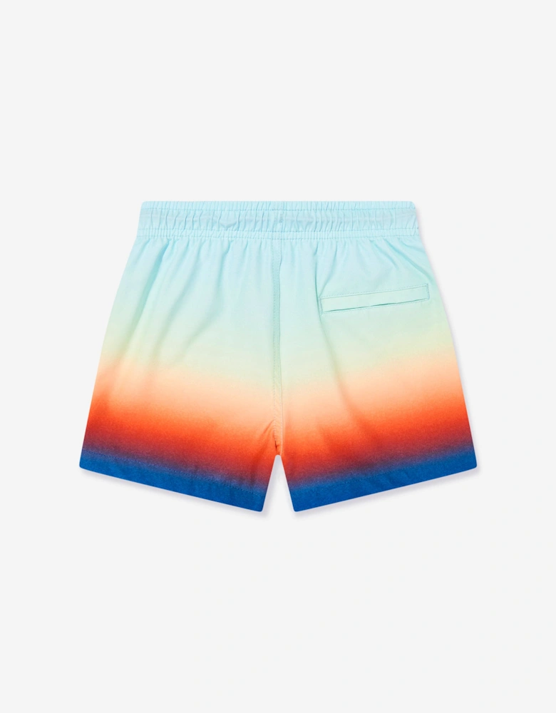 Boys Niko Fade Swim Shorts in Blue (UPF50+)
