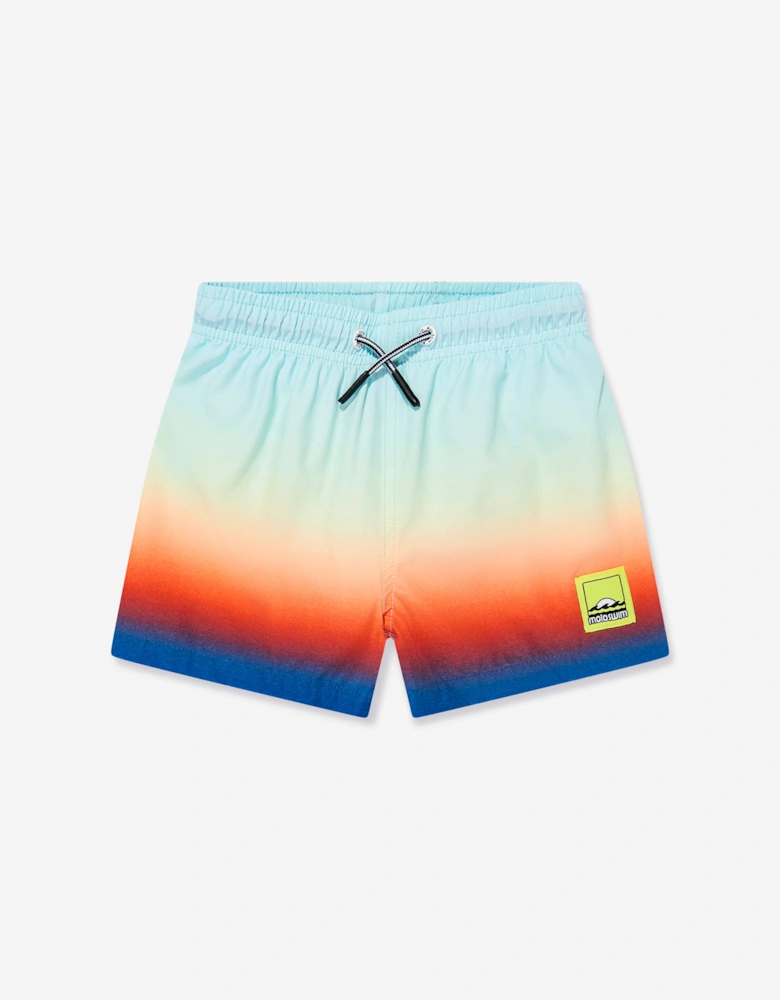 Boys Niko Fade Swim Shorts in Blue (UPF50+)