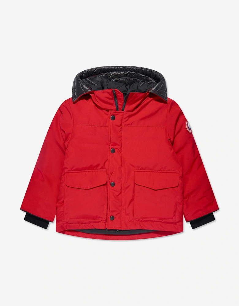 Kids Lynx Parka in Red