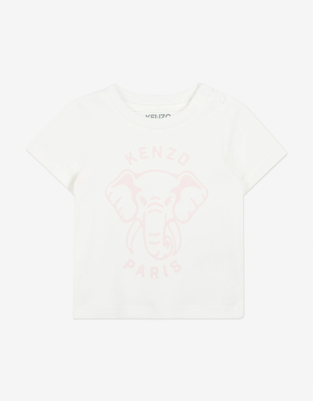 Baby Girls Elephant Tracksuit Set in Pink