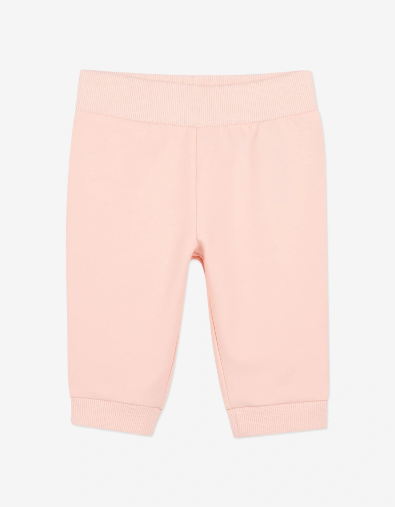 Baby Girls Elephant Tracksuit Set in Pink