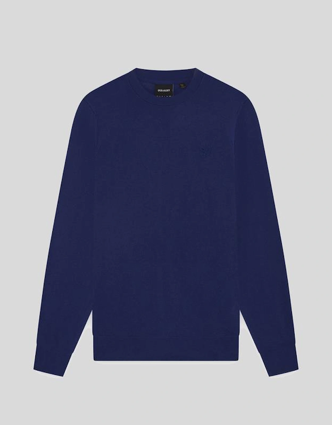 Superfine Cotton Crew Neck Jumper
