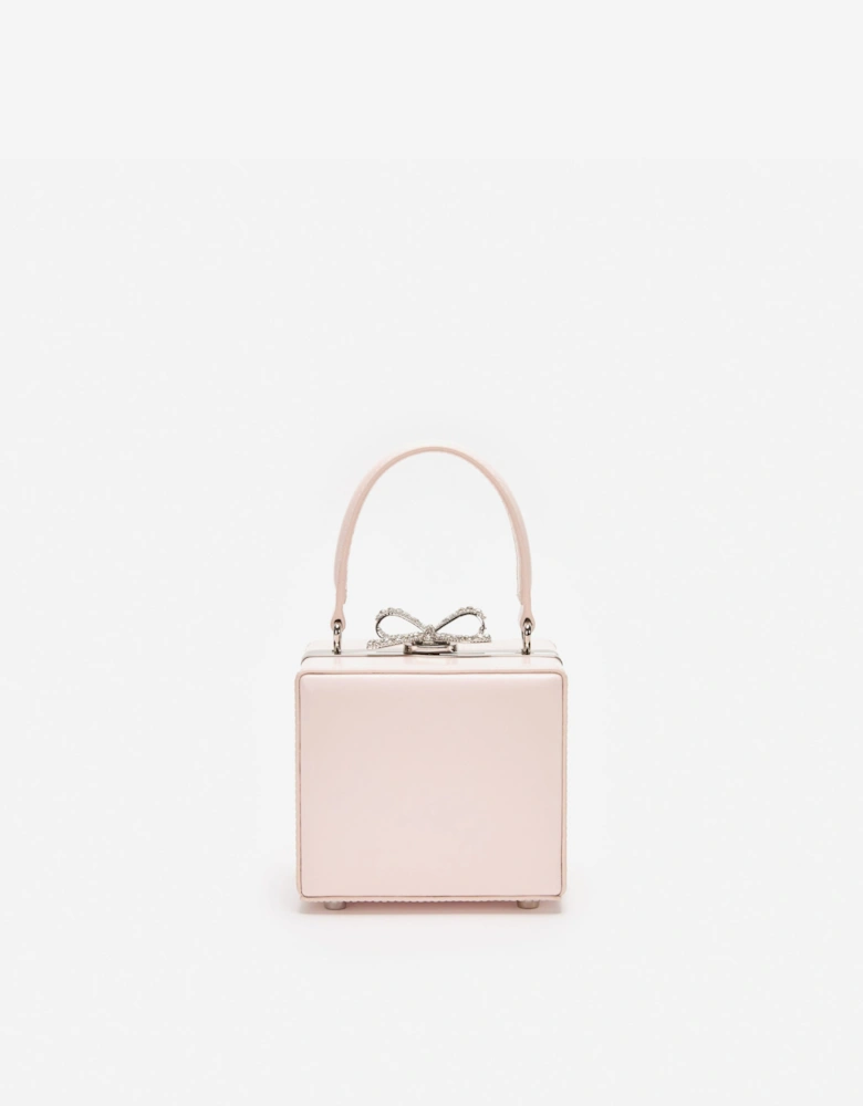 Girls Leather Micro Bag in Pink (10.5cm)