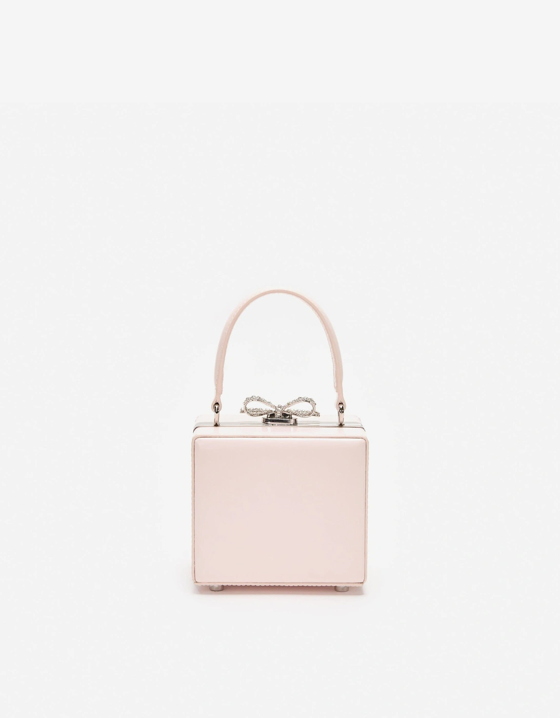 Girls Leather Micro Bag in Pink (10.5cm)