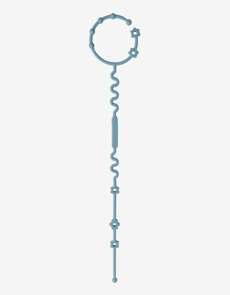 Adjustable Teether and Pacifier Clip in Blue