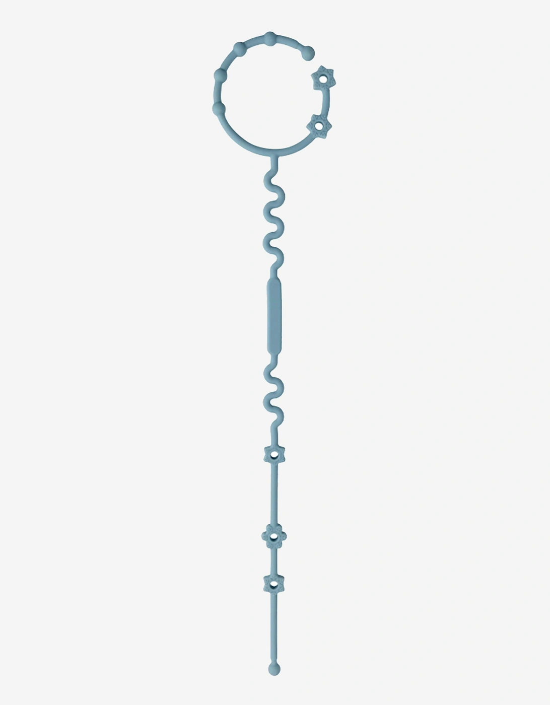 Bloom Bambini Girl's Bloom Bambini Adjustable Teether and Pacifier Clip in Blue