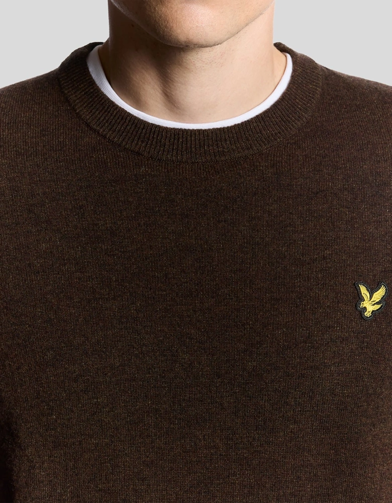 Lambswool Blend Crew Neck Jumper