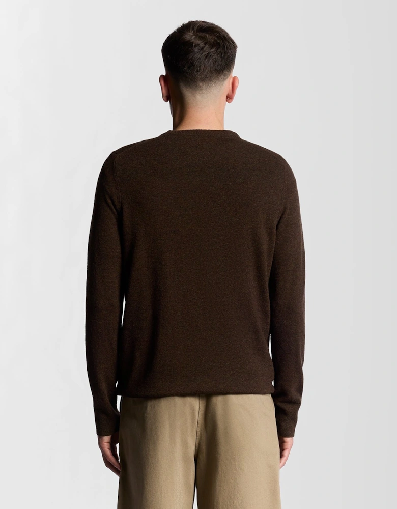 Lambswool Blend Crew Neck Jumper