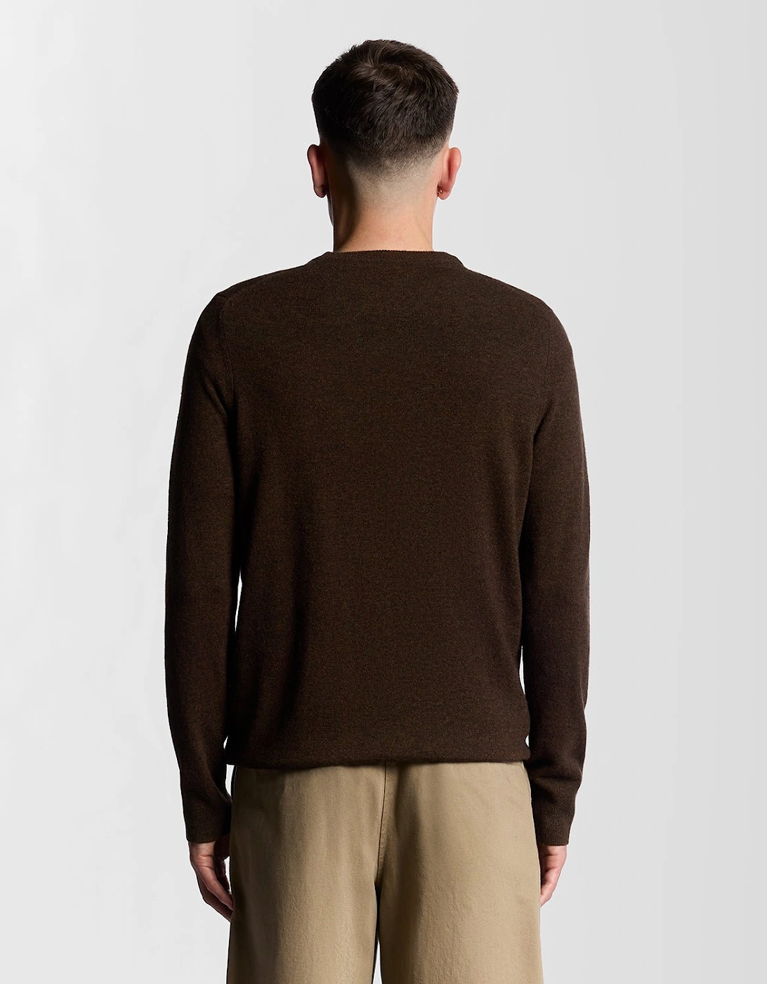 Lambswool Blend Crew Neck Jumper