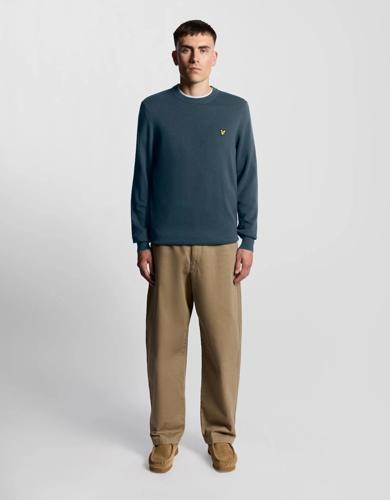 Cotton Crew Neck Jumper