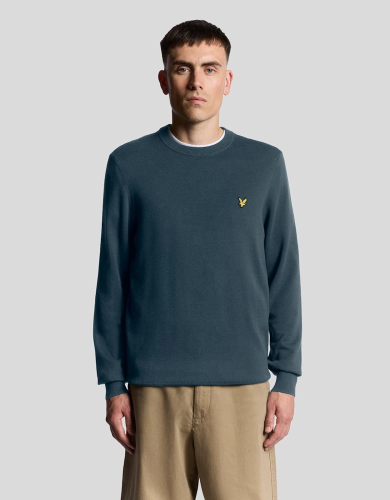 Cotton Crew Neck Jumper