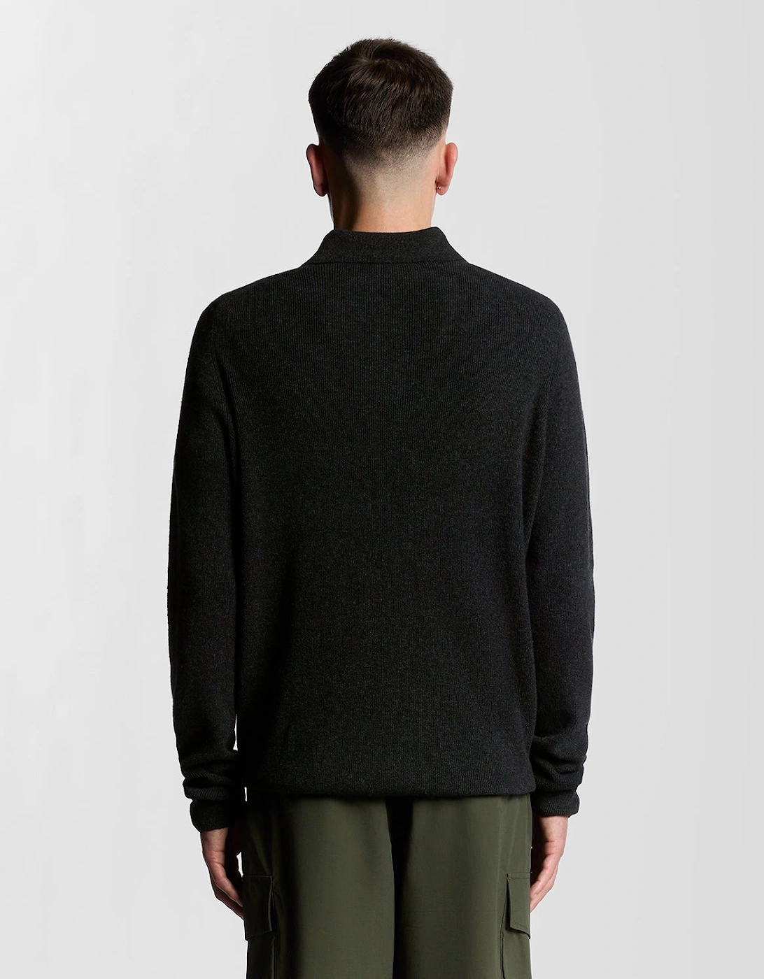 Lambswool Blend Rugby Jumper
