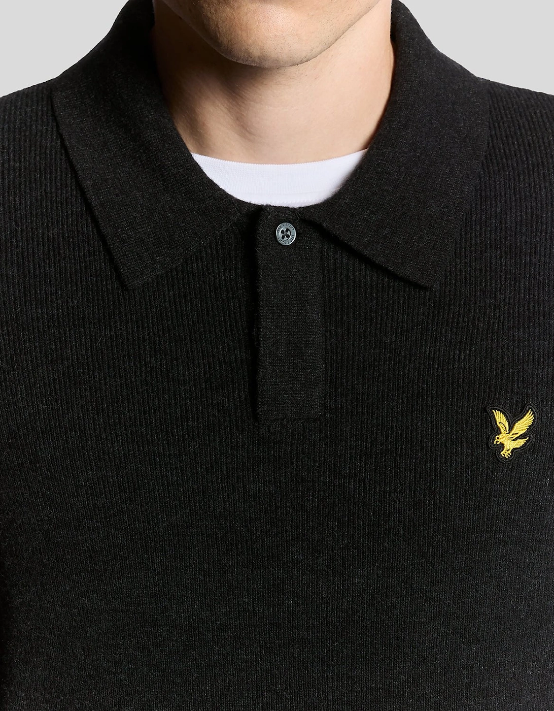 Lambswool Blend Rugby Jumper