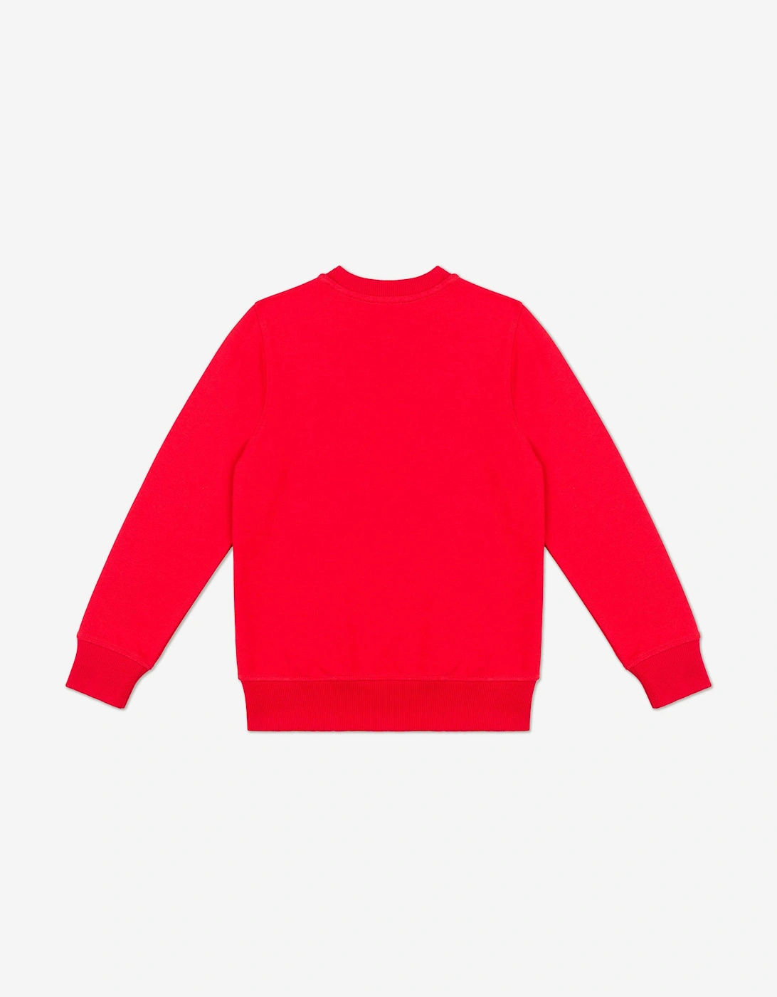 Kids Seasonal Teddy Sweatshirt in Red