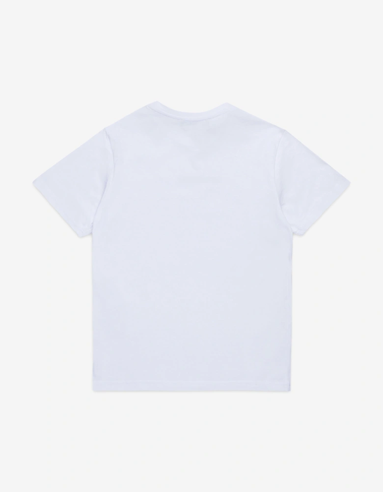 Kids Maple Leaf Logo T-Shirt in White
